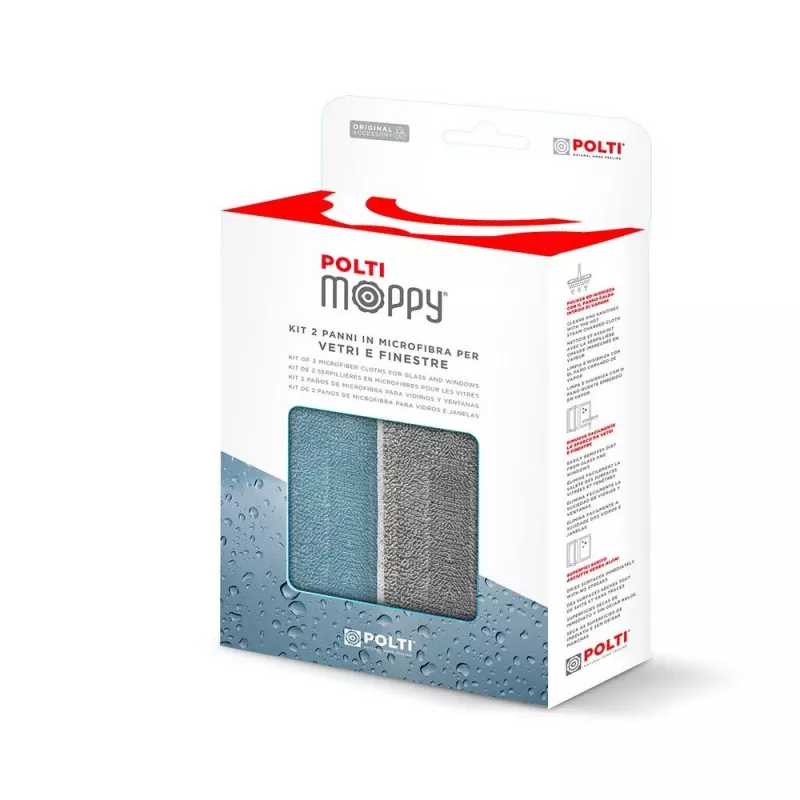 Polti PAEU0356 Mopp-Zubehörset Mopp-Pad Blau, Grau