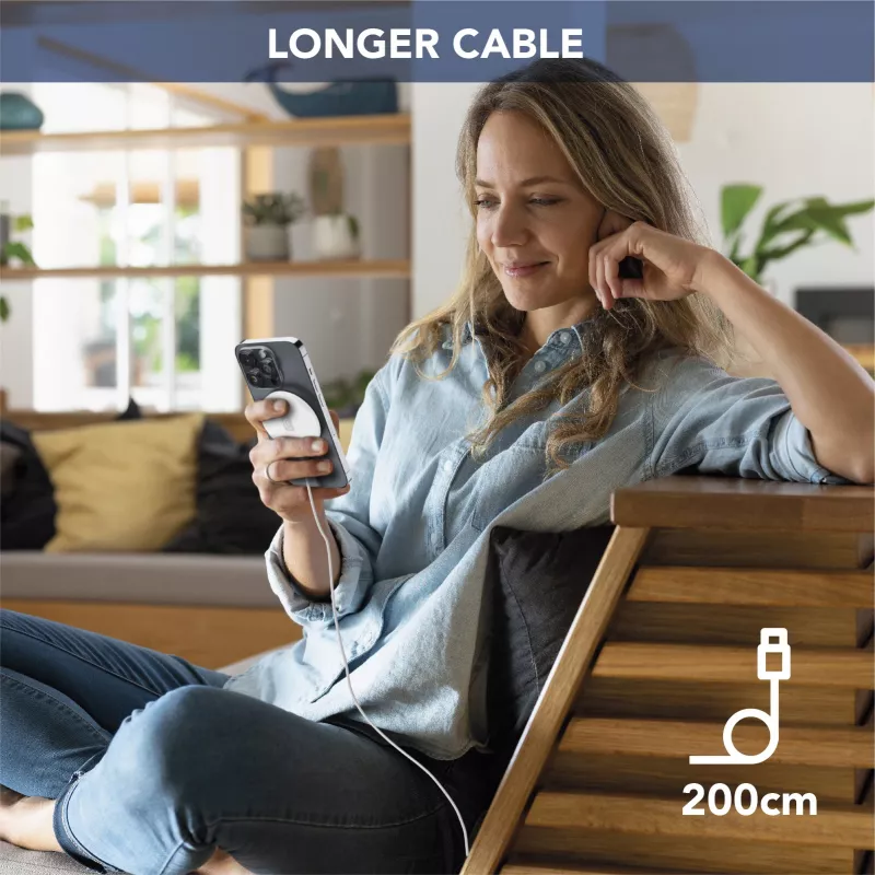 Cellularline Mag – kabelloses Ladegerät, kabellose Ladestation für MagSafe-System