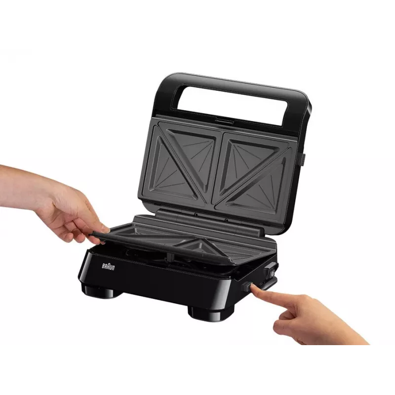 Braun Snack Maker 5 SM5000 Sandwichmaker 800 W Schwarz