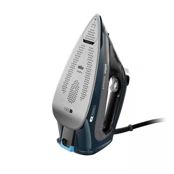 Braun TexStyle 9 0127409002 Bügeleisen Dampfbügeleisen EloxalPlus-Bügelsohle 3200 W Dunkelblau