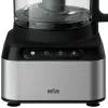 Braun FP 3233 SI Küchenmaschine 800 W 2,1 L Schwarz, Edelstahl
