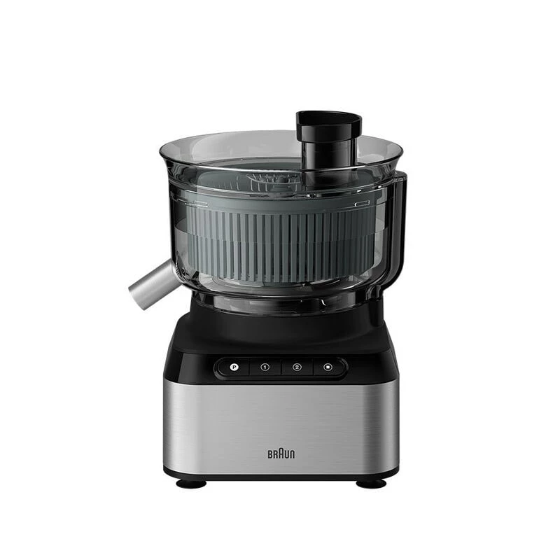 Braun FP 3233 SI Küchenmaschine 800 W 2,1 L Schwarz, Edelstahl