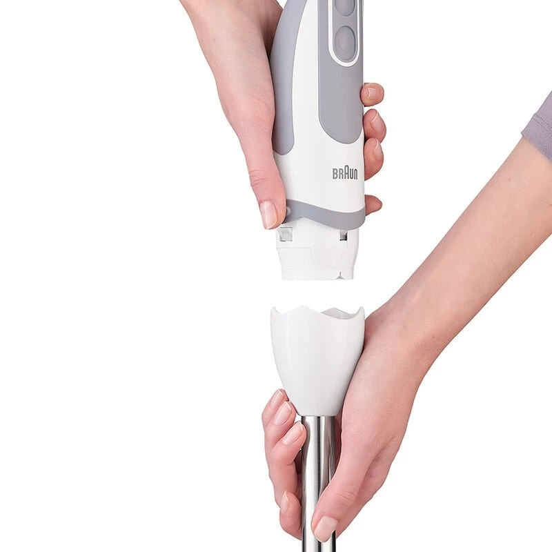 Braun MQ 5235 WH 0,5 L Kochmixer 1000 W Grau, Weiß