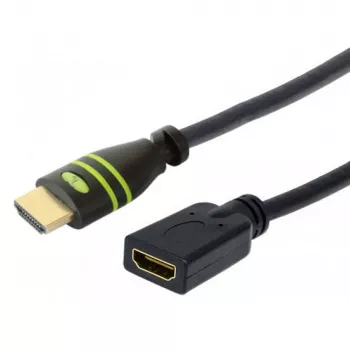 Techly HDMI High Speed mit Ethernet-Verlängerungskabel 4K 30Hz M/F 1,0 m