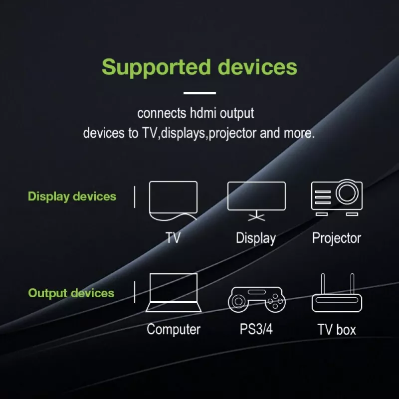 Techly HDMI High Speed mit Ethernet Verlängerungskabel 4K 60Hz M/B 1,8 m