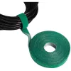 Techly Klettband-Rolle Kabelmanagement Länge 10 m Breite 20 mm Schwarz