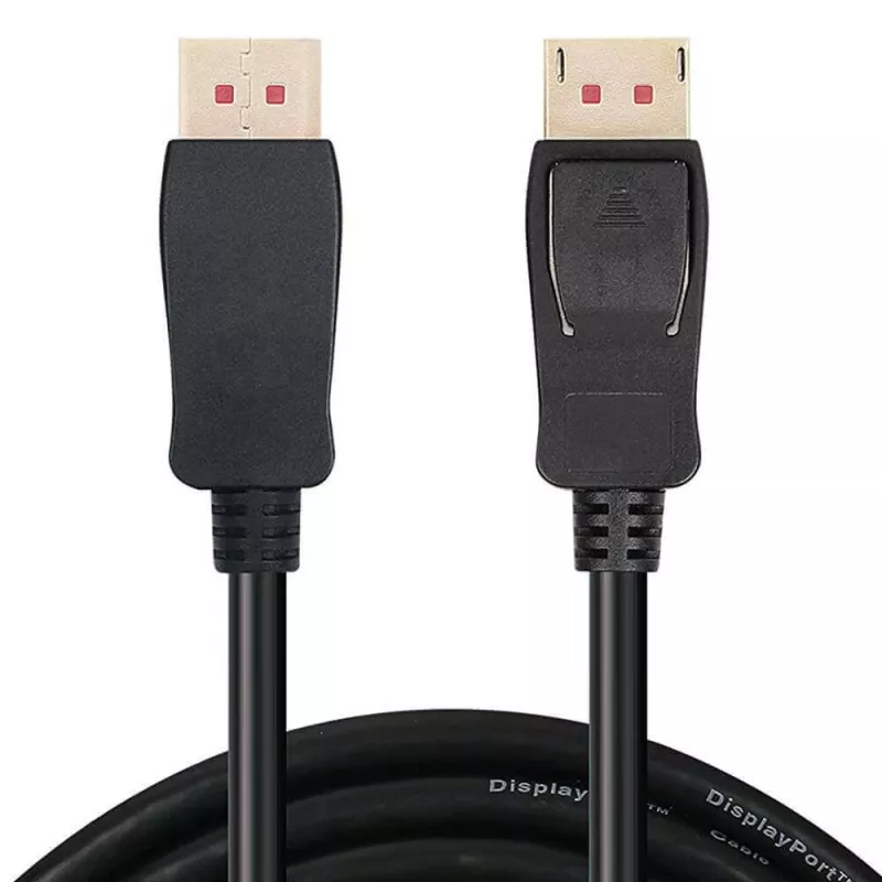 Techly ICOC DSP-A14-010NT DisplayPort-Kabel 1 m Schwarz