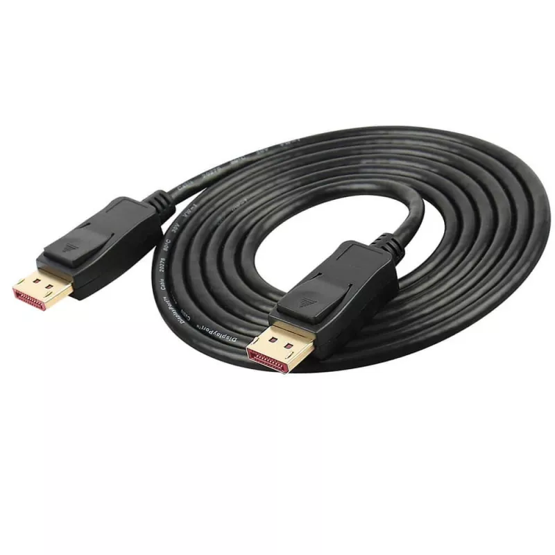 Techly ICOC DSP-A14-010NT DisplayPort-Kabel 1 m Schwarz