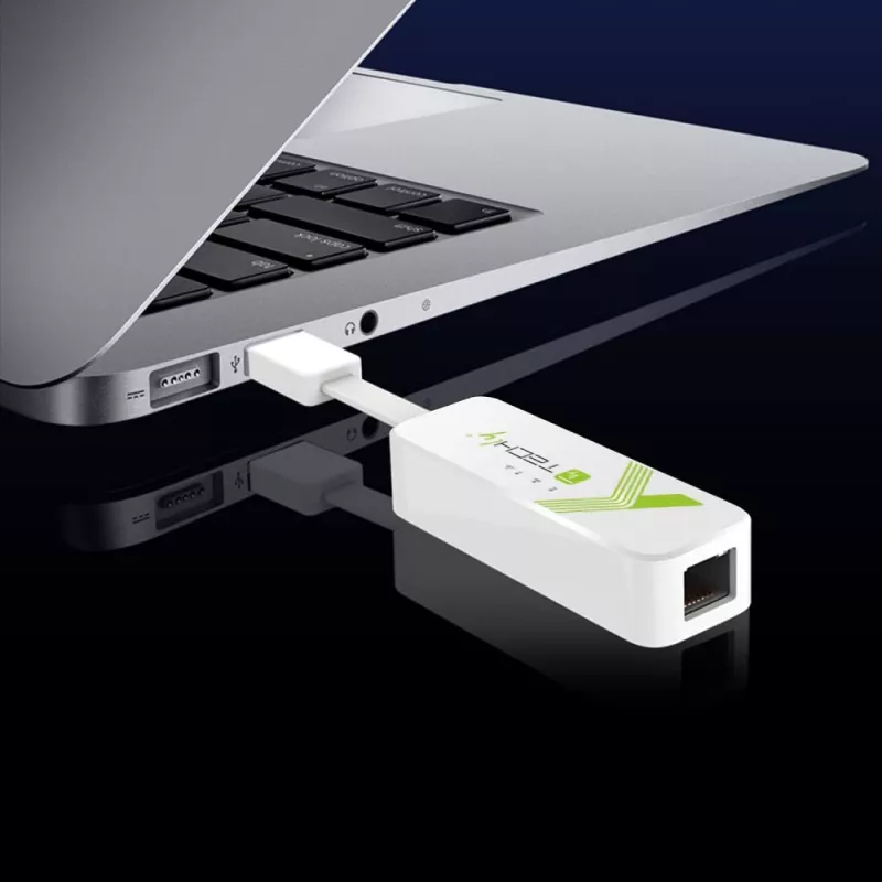 Techly IDATA USB-ETGIGA-3A USB 3.0 Gigabit-Ethernet-Netzwerkadapter