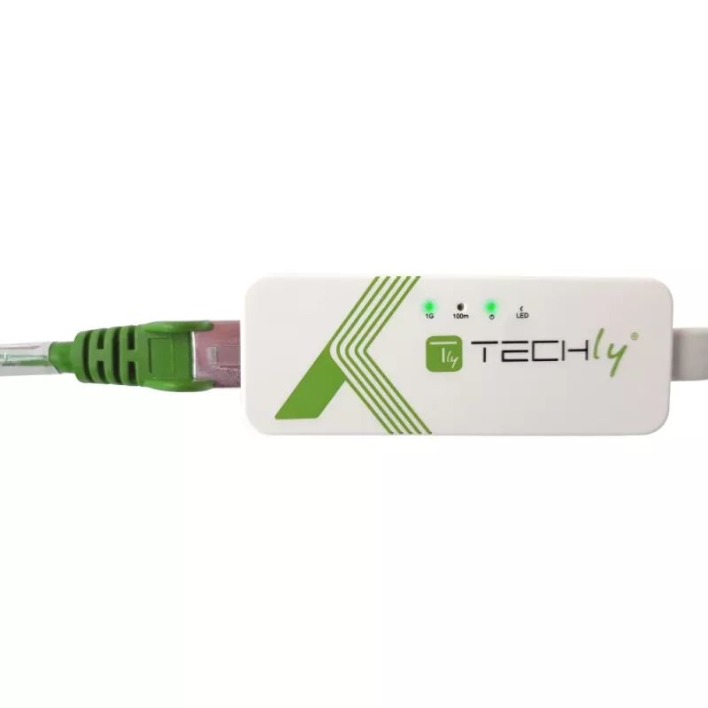 Techly IDATA USB-ETGIGA-3A USB 3.0 Gigabit-Ethernet-Netzwerkadapter