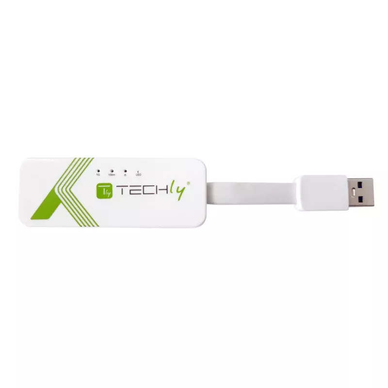 Techly IDATA USB-ETGIGA-3A USB 3.0 Gigabit-Ethernet-Netzwerkadapter