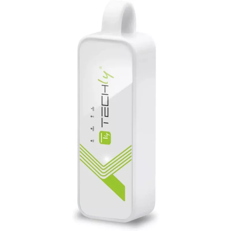 Techly IDATA USB-ETGIGA-3A USB 3.0 Gigabit-Ethernet-Netzwerkadapter