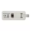 Techly USB 3.1 Type-C auf RJ45 Gigabit Ethernet Adapter, Weiß