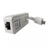 Techly USB 3.1 Type-C auf RJ45 Gigabit Ethernet Adapter, Weiß