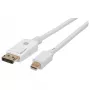 Techly ICOC MDP-030T4K DisplayPort-Kabel 3 m Mini DisplayPort Weiß