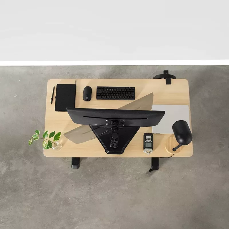 Techly ICA-LCD 2500 Monitorhalterung/-ständer 68,6 cm (27 Zoll) Schreibtisch Schwarz