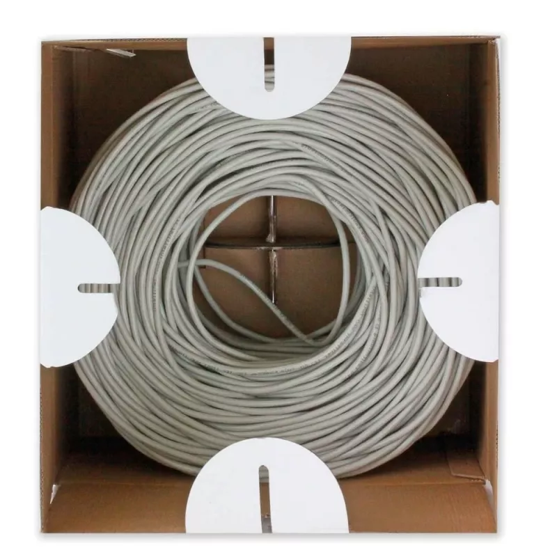 Techly ITP-C6U-FL Netzwerkkabel Grau 305 m Cat6 U/UTP (UTP)