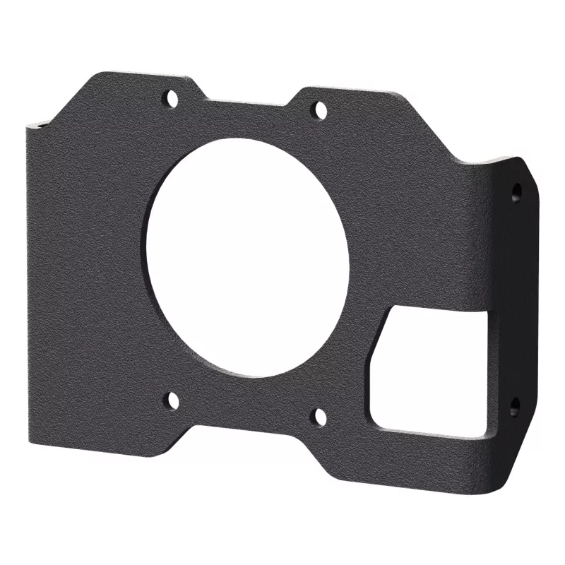 Res-Tech X1-GT PLATTENADAPTER FANATEC CSL, Racing Wheel Base-Halterung, schwarz, Stahl, Fanatec CSL DD und Fanatec GT PRO