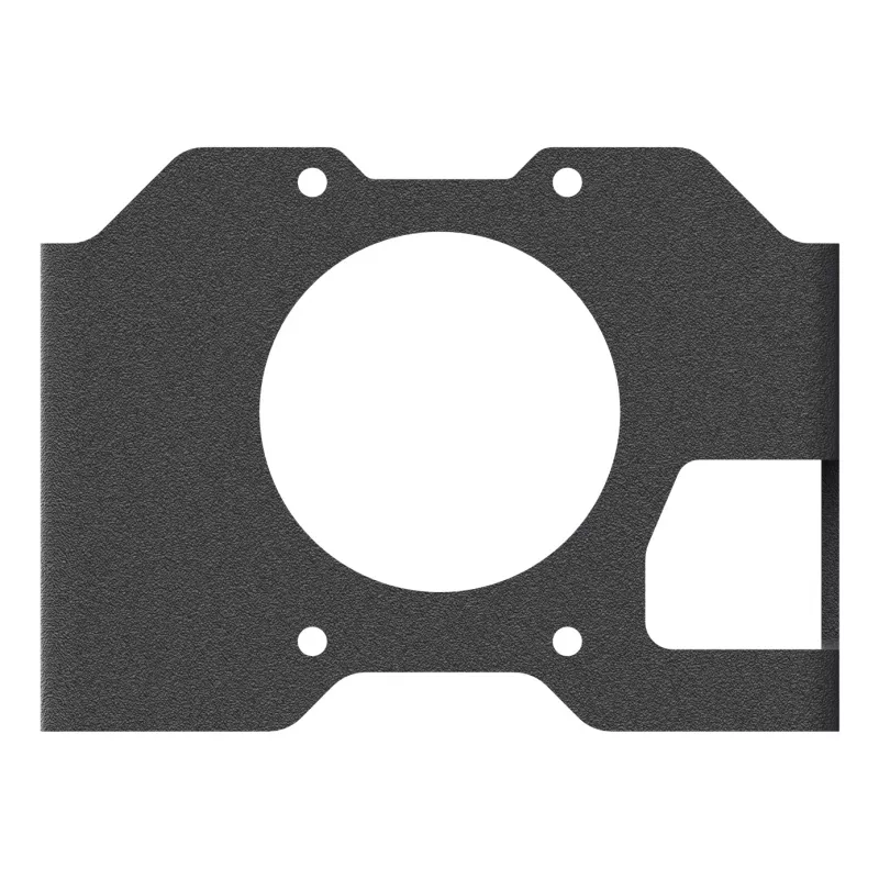Res-Tech X1-GT PLATTENADAPTER FANATEC CSL, Racing Wheel Base-Halterung, schwarz, Stahl, Fanatec CSL DD und Fanatec GT PRO