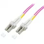 Techly LC/LC Multimode 50/125 OM4 5m Glasfaserkabel ILWL D5-LCLC-050/OM4