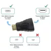 Techly HDMI auf Mini HDMI Typ C Buchse/Stecker Adapter IADAP HDMI-MC, Mini HDMI, HDMI, Schwarz