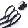 Techly Kabelbinder Nylon Patch 100X2,5 mm 100 Stück Schwarz ISWT-10025-BK