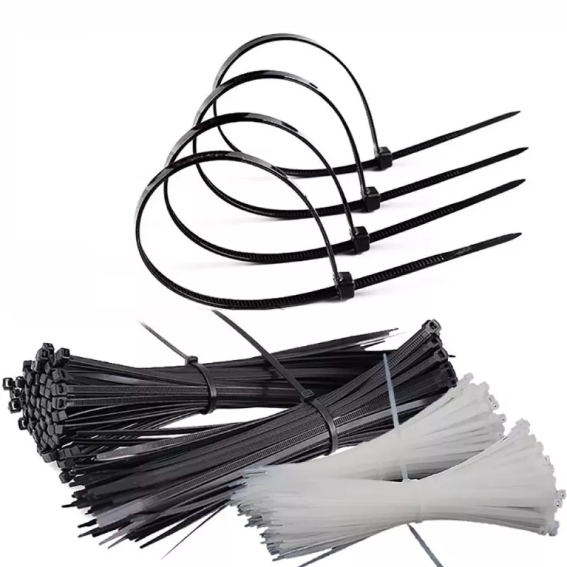 Techly Kabelbinder Nylon Patch 100X2,5 mm 100 Stück Schwarz ISWT-10025-BK