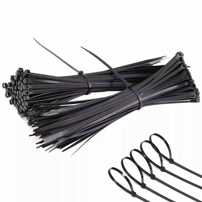Techly ISWT-14235-BK Nylon-Kabelbinder, 142 x 3,5 mm, 100 Stück, Schwarz