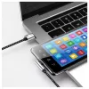 Techly ICOC MU2AC9-010-AL USB-Kabel USB 2.0 1 m USB A USB C Grau, Schwarz