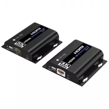 Techly IDATA EXTIP-483 AV-Extender AV-Sender & -Empfänger Schwarz