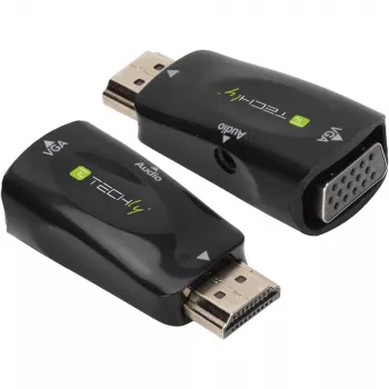 Techly IDATA HDMI-VGA2MABT2 Videosignalkonverter Passiver Videokonverter 1920 x 1080 Pixel