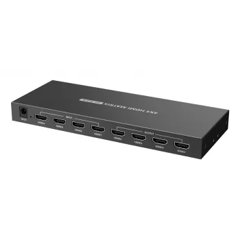 Techly IDATA HDMI-MX44 Matrix-Switcher AV-Matrix-Switcher 4 W