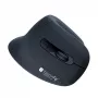 Techly IM 1100-VM-B vertikale kabellose optische Maus, 2,4 GHz RF, 3200 DPI