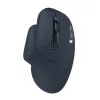 Techly IM 1100-VM-B vertikale kabellose optische Maus, 2,4 GHz RF, 3200 DPI
