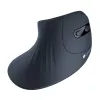 Techly IM 1100-VM-B vertikale kabellose optische Maus, 2,4 GHz RF, 3200 DPI