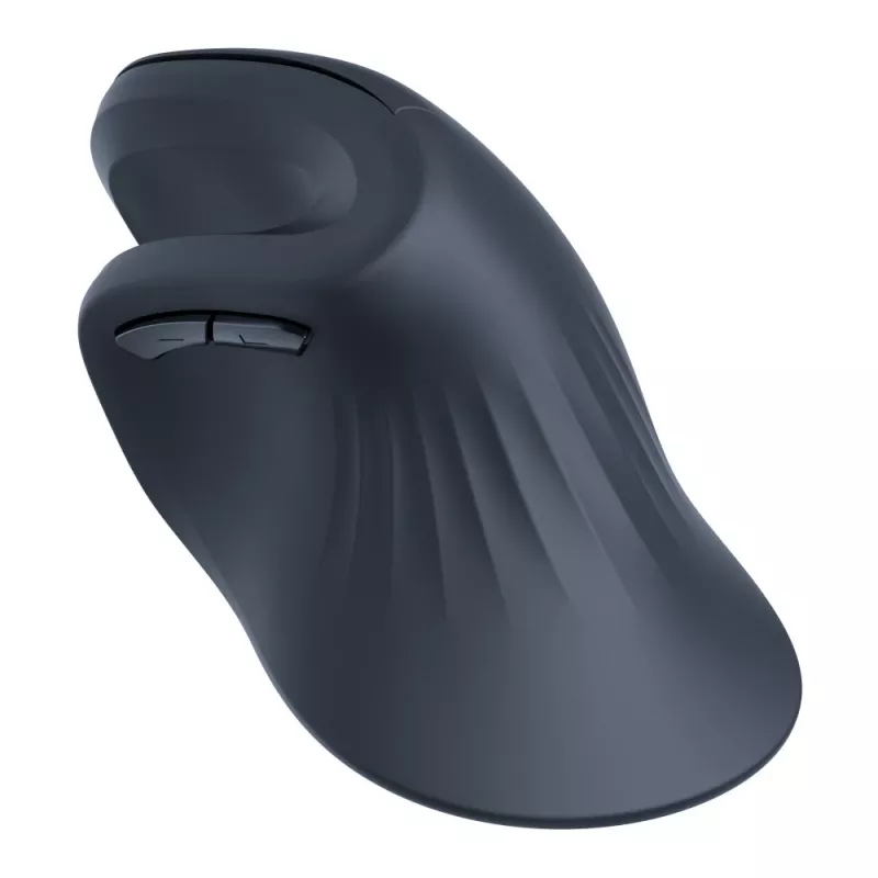 Techly IM 1100-VM-B vertikale kabellose optische Maus, 2,4 GHz RF, 3200 DPI
