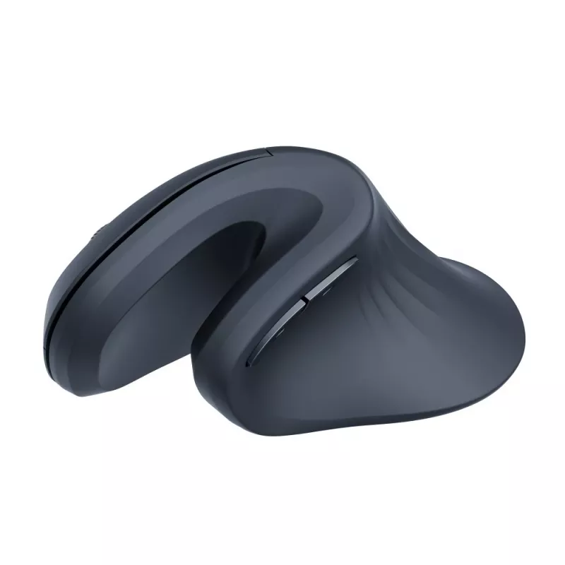 Techly IM 1100-VM-B vertikale kabellose optische Maus, 2,4 GHz RF, 3200 DPI