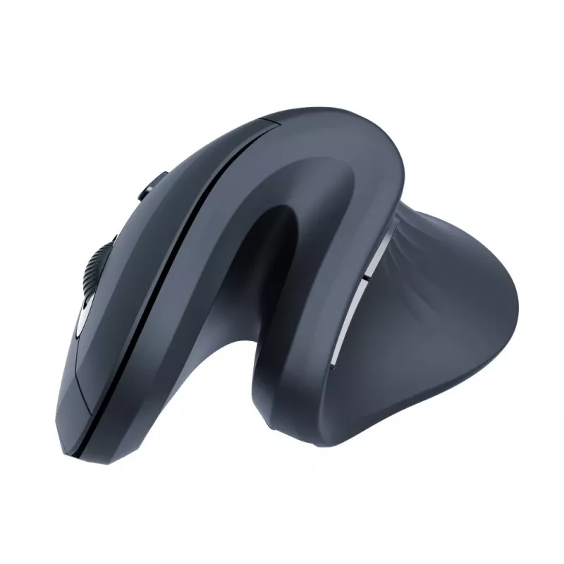 Techly IM 1100-VM-B vertikale kabellose optische Maus, 2,4 GHz RF, 3200 DPI