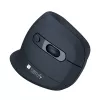 Techly IM 1100-VM-B vertikale kabellose optische Maus, 2,4 GHz RF, 3200 DPI