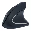 Techly IM 1200-VM-B vertikale kabellose optische Maus, 2,4 GHz RF, 1600 DPI
