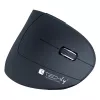 Techly IM 1200-VM-B vertikale kabellose optische Maus, 2,4 GHz RF, 1600 DPI