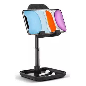 Techly I-SMART-STAND13 Halterung Passiver Halter Mobiltelefon/Smartphone, Tablet/UMPC Schwarz