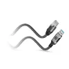 Techly ICOC-U3A-RJ45-020 USB 3.0 Typ-A auf Gigabit Ethernet Adapterkabel, 2 m, Schwarz/Silber