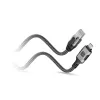 Techly ICOC-U3C-RJ45-050 USB 3.2 Type-C auf Gigabit Ethernet Adapterkabel, 5 m, Schwarz/Silber