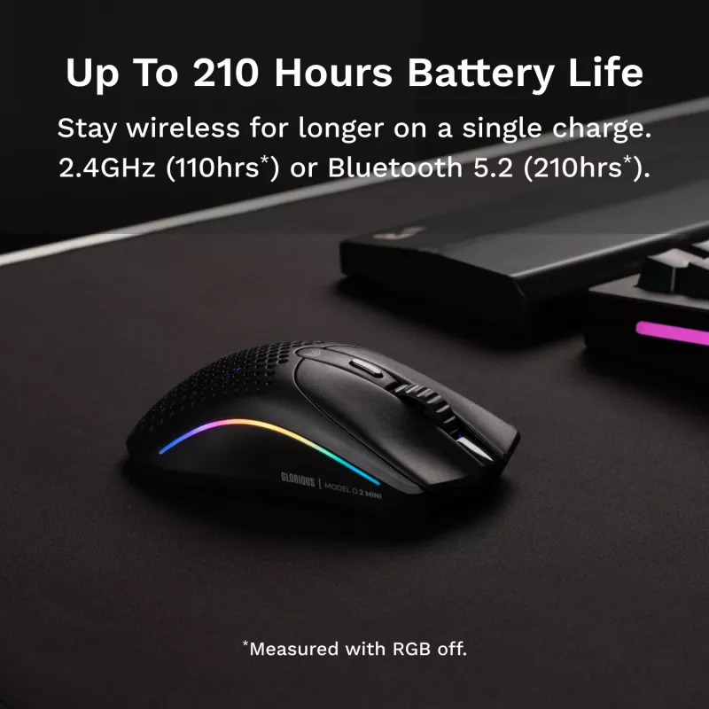 Glorious Gaming Glorious Model O 2 Mini Wireless - Matte Schwarz