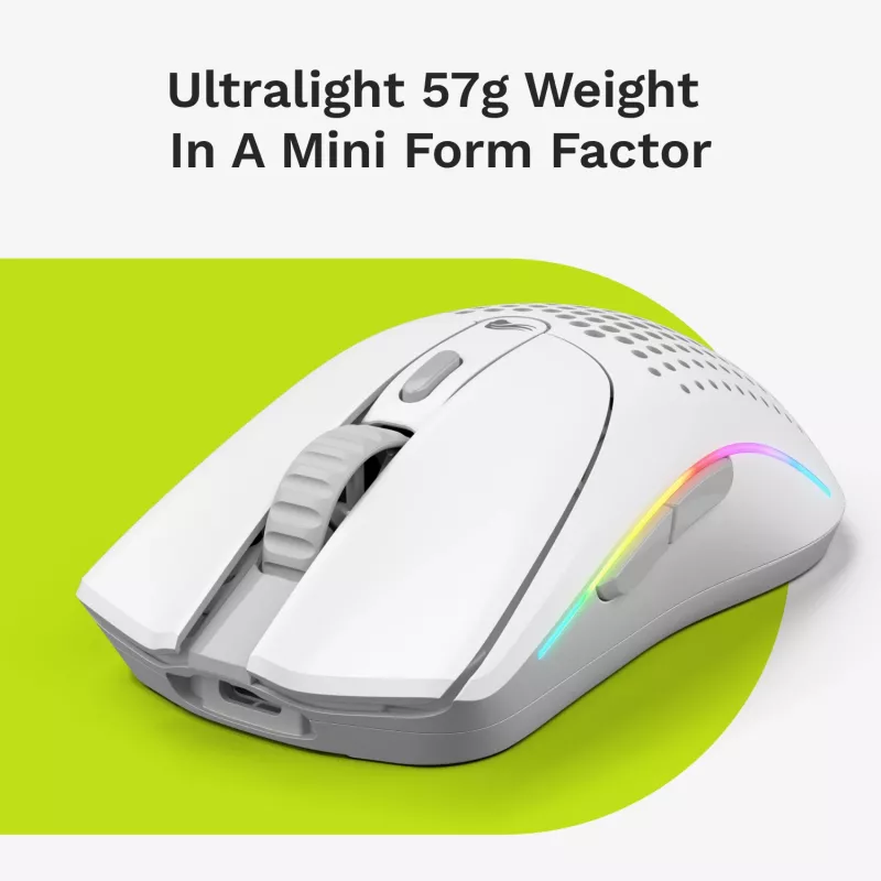 Glorious Gaming Glorious Model O 2 Mini Wireless - Mattweiß