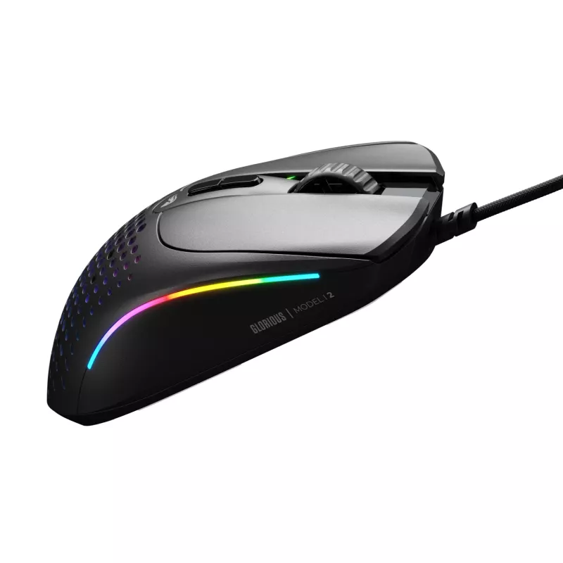 Glorious Gaming Glorious Model IV2 Wired - Schwarz, Rechtshändig, Optisch, USB Typ-A, 26000 DPI, Schwarz