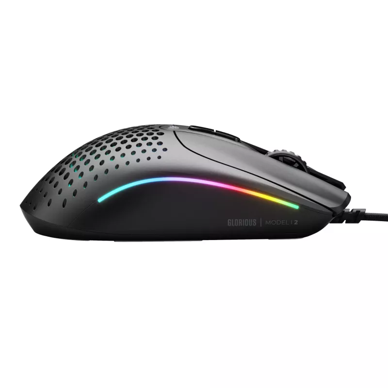Glorious Gaming Glorious Model IV2 Wired - Schwarz, Rechtshändig, Optisch, USB Typ-A, 26000 DPI, Schwarz