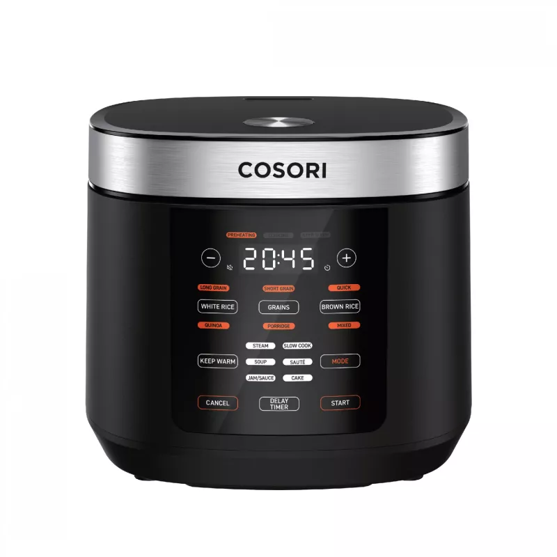 Cosori Multi-Cooker Chef Edition Reiskocher 5 L 970 W Schwarz, Silber