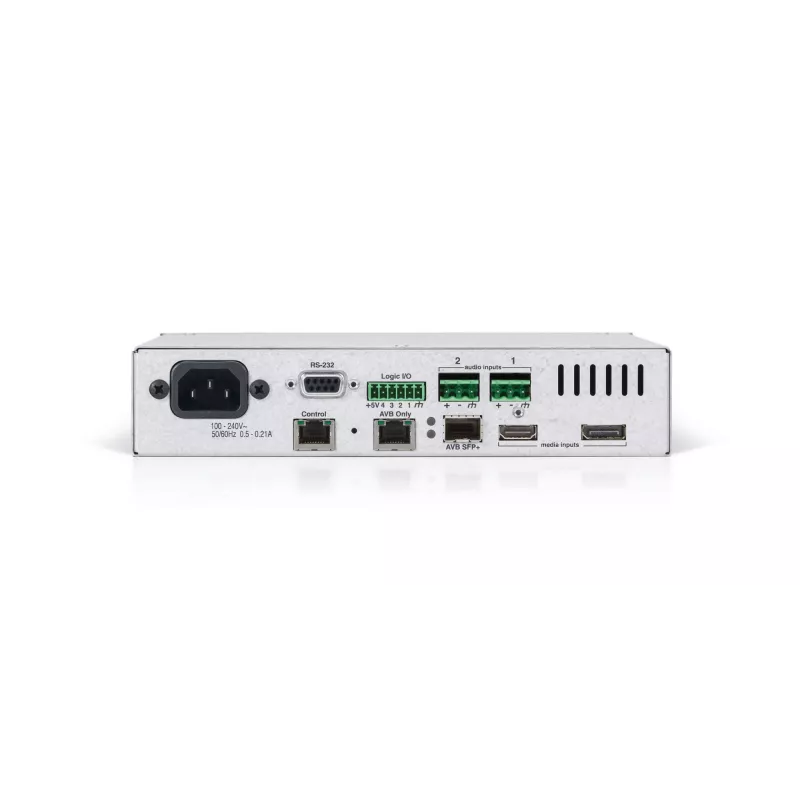 Biamp Tesira TesiraLUX IDH-1, 3840 x 2160 Pixel, 60 fps, Schwarz, Terminal, SFP+, 216 mm